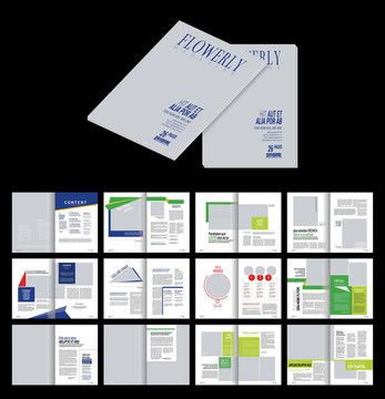 金融產品畫冊設計模板 專業高效的企業宣傳利器